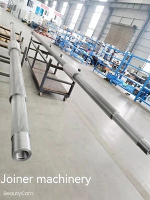 Eixo estriado involuto de extrusora de rosca dupla, eixos laminados a frio para a indústria de filmes