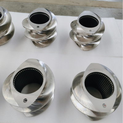Nailão PA PA6 PA66 Fibra de vidro Compounding Extrusion Machine Parts Screw Elements