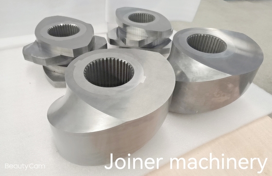Buhler 155 Twin Screw Extruder Screws Barrels para a Indústria Alimentar Puffed