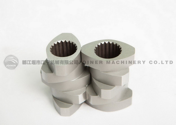 Buhler 155 Twin Screw Extruder Screws Barrels para a Indústria Alimentar Puffed