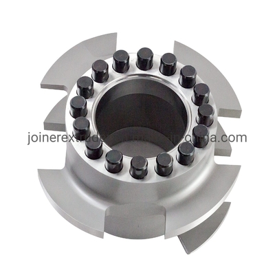 Buhler 155 Twin Screw Extruder Screws Barrels para a Indústria Alimentar Puffed