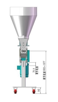 Alimentador CWJ58 lateral com o tambor principal para a extrusora de parafuso gêmea