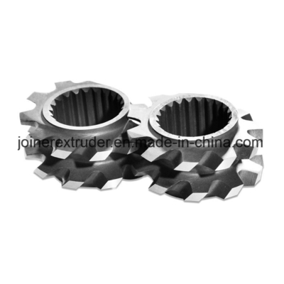 Modelo 223 41CrAlMo7 38CrMoAl Twin Screw Counter Rotating Extruder para Petróleo e Performance
