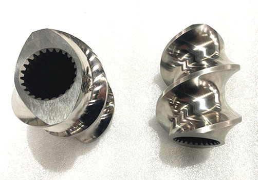 Extrusores paralelos de apagamento a vácuo Segmentos de parafuso W6Mo5Cr4V2 Materiais para a indústria petroquímica