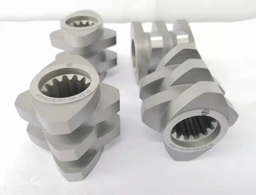 Modelo 223 41CrAlMo7 38CrMoAl Twin Screw Counter Rotating Extruder para Petróleo e Performance