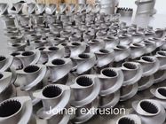 Indústria petroquímica TEX77 Segmentos de parafusos de transporte para extrusoras de rotação conjunta
