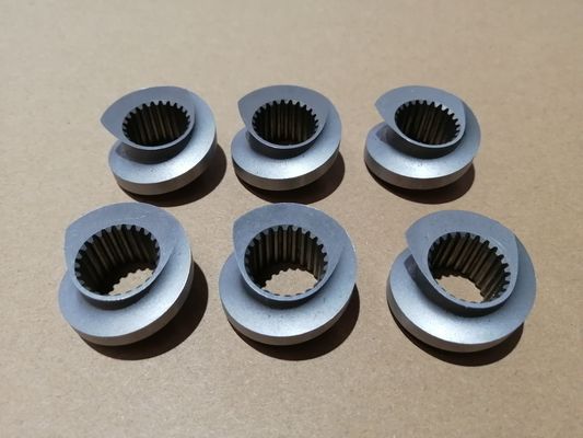 Componentes de extrusão de dois parafusos de amortecimento a vácuo com desempenho de dureza ideal HRC58-62