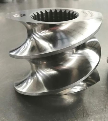 Nailão PA PA6 PA66 Fibra de vidro Compounding Extrusion Machine Parts Screw Elements