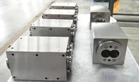 316L Modelo 75 Partes de máquinas de extrusão Segmentos de parafusos de usinagem CNC