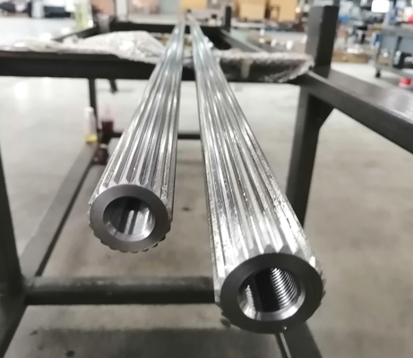 Eixos estriados involutos para laminação a frio de eixos de extrusora na indústria de plásticos