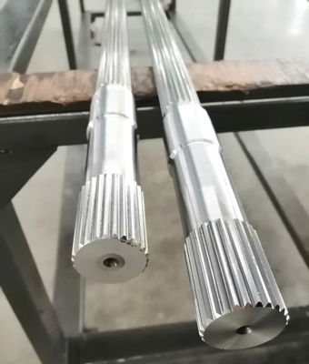 Extrusores de parafusos duplos de plástico, para válvulas de rolamento a frio, peças ZE55 para alimentos PET pulverizados