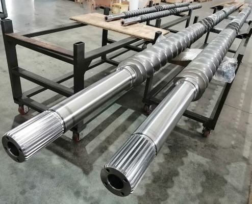 DH2F Segmentos de extrusores de parafusos duplos eixos de parafusos para transmissão e ligação
