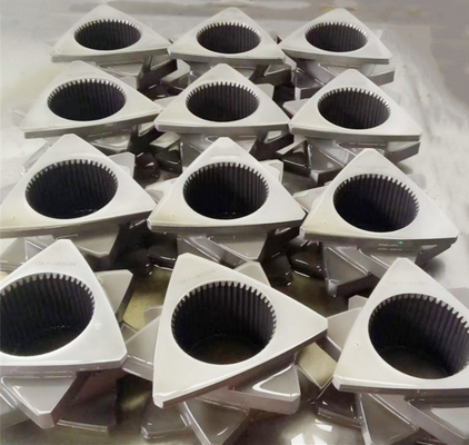 Poluição de alumínio bronze extrusores de parafuso duplo elementos de parafuso 2 resistência ao desgaste