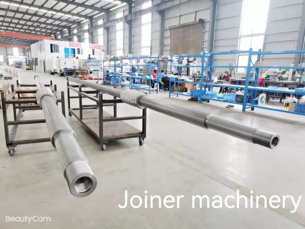 40CrNiMoA Materiais Extrusores de Eixo com Sistema de Refrigeração para a Indústria Alimentar Puffed por Joiner