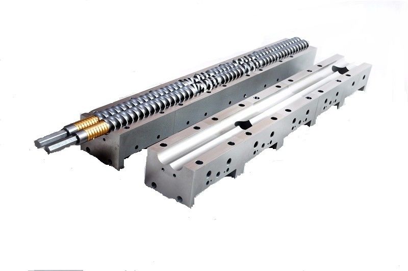 O parafuso plástico da extrusora do projeto do parafuso da extrusora do eixo gêmeo do parafuso parte o material de WR15E