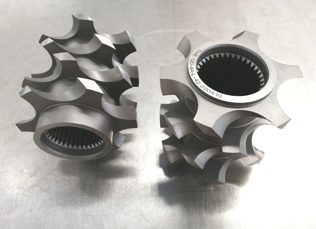 Alumínio Bronze Extruder parafuso elemento 2 resistência ao desgaste voou para fábrica de alimentos para animais