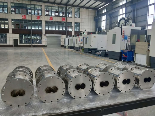 Peças plásticas do tambor do parafuso da extrusora da máquina de ZSE135 Nitrided para a indústria petroquímica