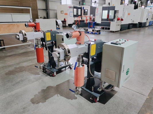 Capacidade 5.5KW 600rpm Feeder lateral de barril de aço ligado para extrusoras de parafuso duplo