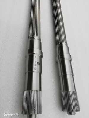 Involute Spline Shaft Cold Rolling Shafts Peças sobressalentes para pelletizer na petroquímica