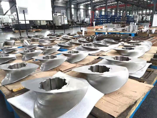 Segmentos do parafuso da indústria petroquímica 250 para o diâmetro externo 247,9 do granulador