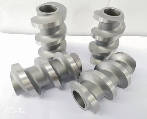 Peças para máquinas de extrusão a parafuso Pelletizer Máquinas de usinagem CNC Segmentos de parafuso