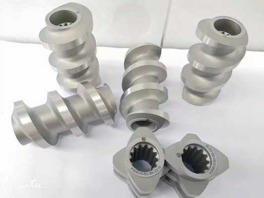 A extrusora paralela transporta materiais dos elementos W6Mo5Cr4V2 do parafuso para o PVC do PE dos PP