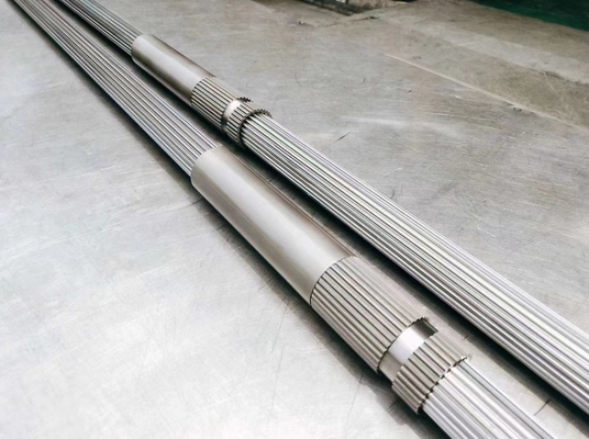 DH2F Máquina de extrusão de parafusos duplos Segmentos de eixos para transmissão e conexão