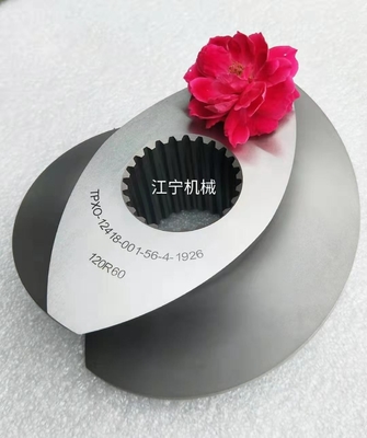 W6Mo5Cr4V2 ((6542) Extrusores de parafuso duplo de comprimento especial Componentes Segmentos de parafuso