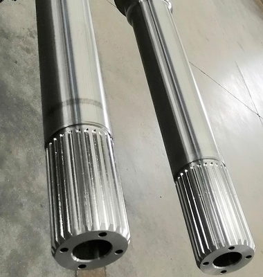 Elementos de parafuso de resistência ao desgaste TEX160 e eixo de fresagem para extrusora de parafuso duplo