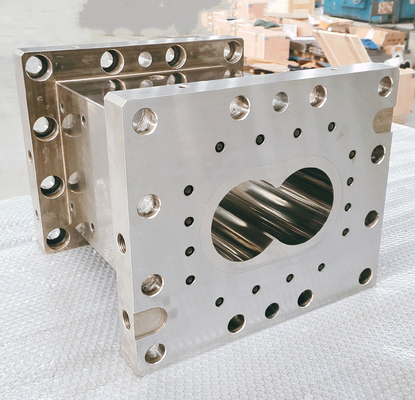 Fazer à máquina do CNC da precisão da precisão do tambor dos componentes da máquina de Coextruder