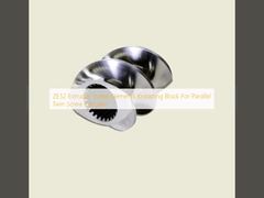 Elementos do parafuso da extrusora ZE52 que amassam o bloco para a extrusora de parafuso gêmea paralela