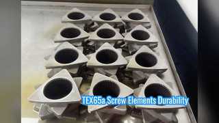 Elementos de parafuso extrusor de parafuso duplo TEX65a