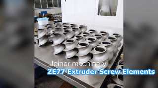 Elementos de parafuso da extrusora ZE77 HRC58-62 de qualidade superior